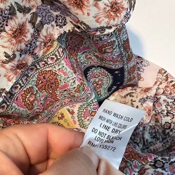 GiGio Floral Chiffon Ruffled Maxi Dress Size Medium NWT - Picture 5 of 7